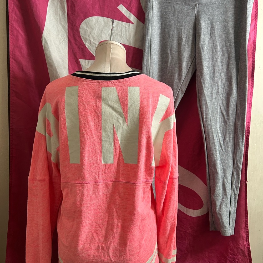 PINK Victoria's Secret Neon Pink Sweater